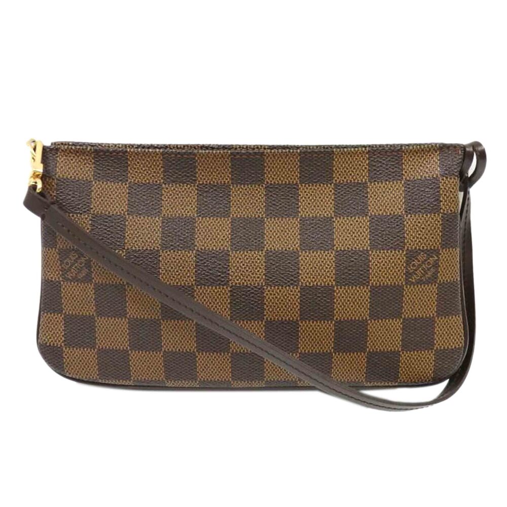 Louis Vuitton Navona Damier Canvas Leather Brown
